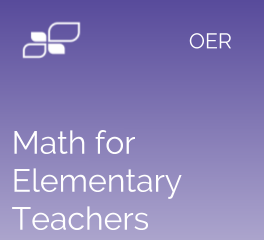 Math for Elementary Teachers